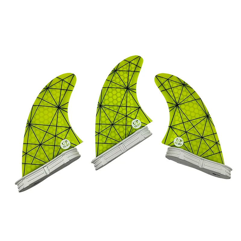 Surf Fins Double Tabs 2 M Size S/M/L Surfboard Honeycomb Fins Tri fin set Double Tabs,2 fin Fibreglass