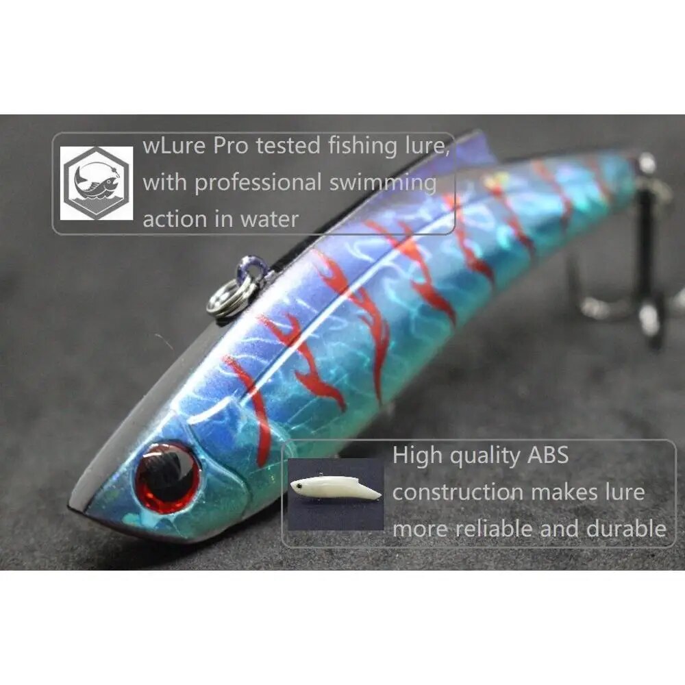 wLure Lipless Crankbait Fishing Lure 9cm 32g Heavy Saltwater Sea Fishing Wide Profile Tight Wiggle Action Long Casting L676L