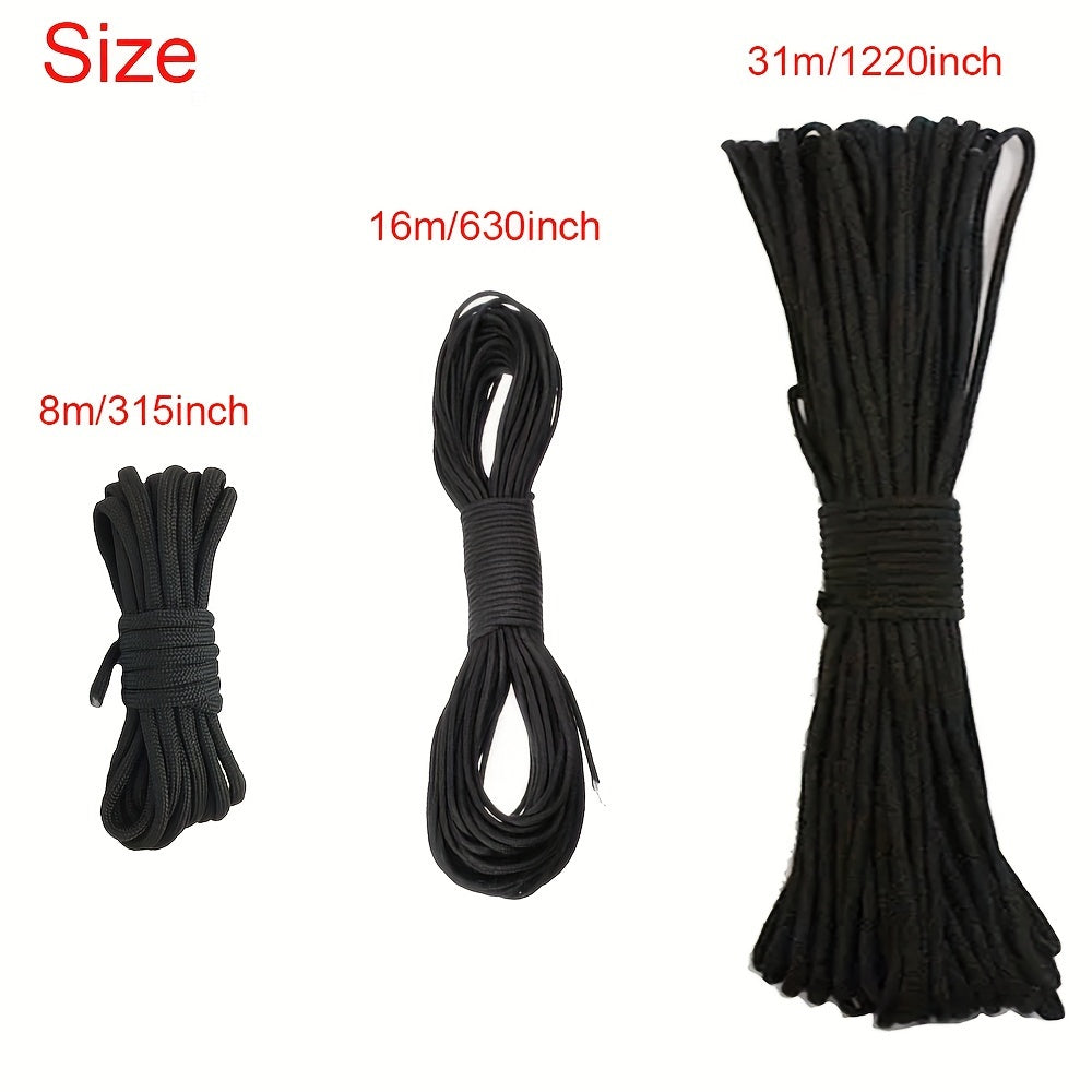 8/16/31 Meters 4mm 7 stand Cores Tent cord for Lanyard Picnic Camping Rope Clothesline Pet leashes DIY Handmade
