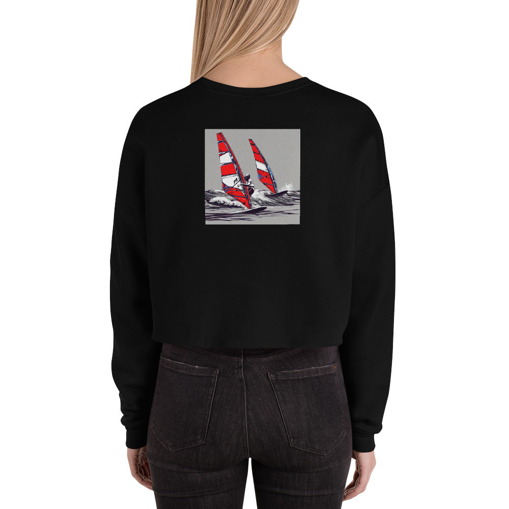 AQUA AIST - Crop Sweatshirt
