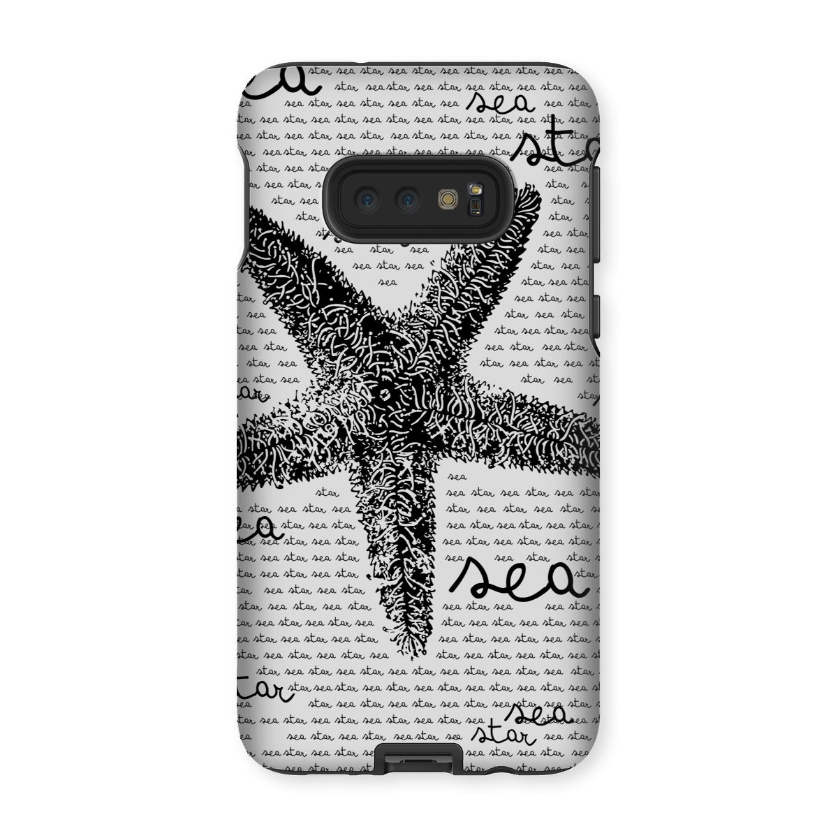 AQUA B&W - 08 - Sea Star - Capa de telefone resistente