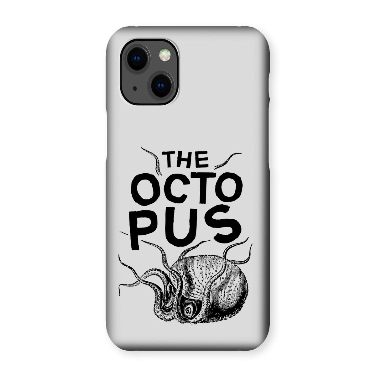 AQUA B&W - 03 - Octopus - Snap Phone Case