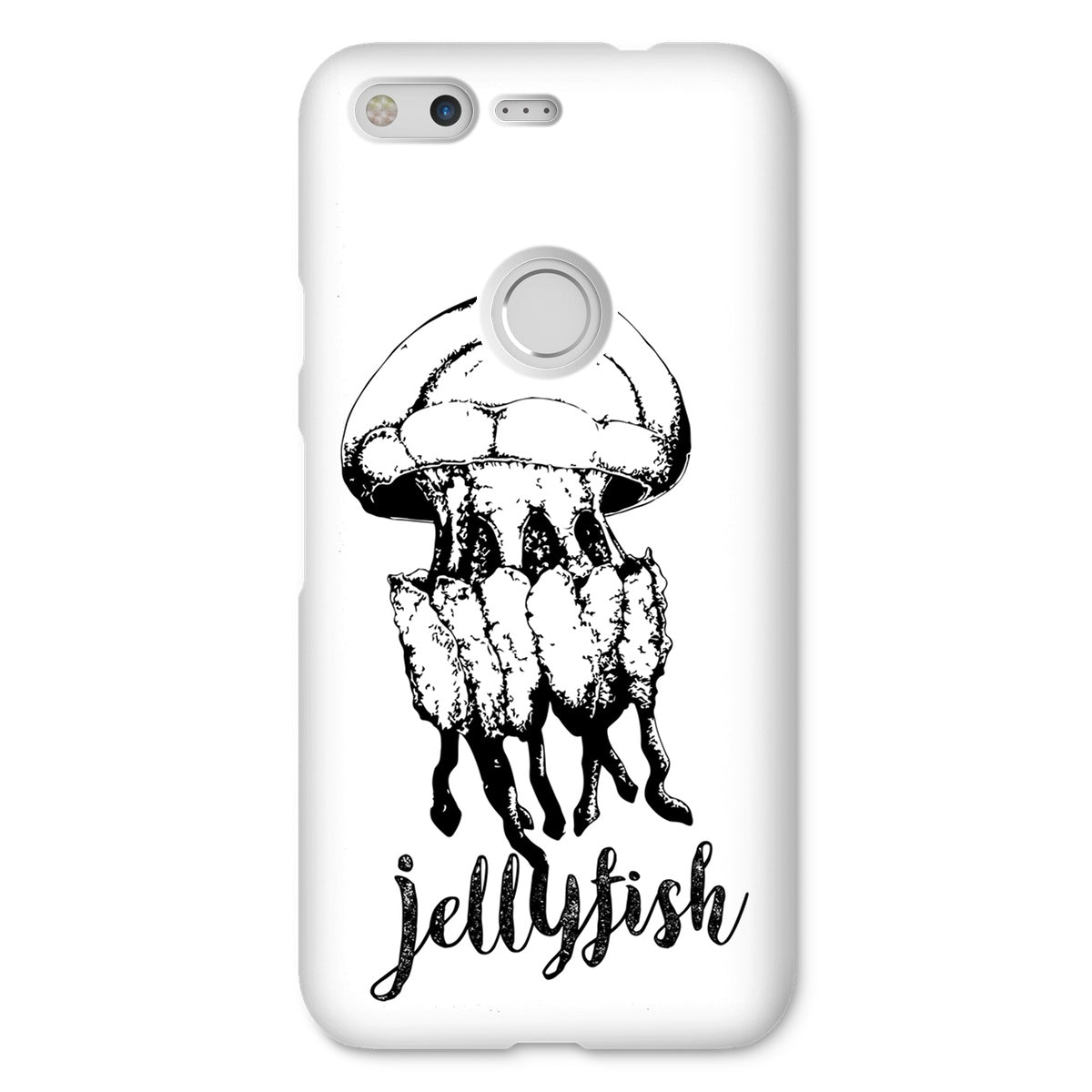 AQUA B&W – 02 – Qualle – Snap Phone Case