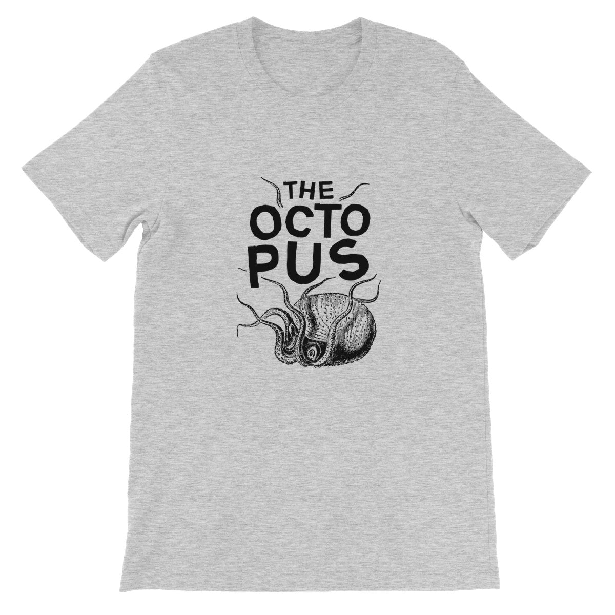 AQUA B&W - 03 - Octopus - Unisex Fine Jersey T-Shirt