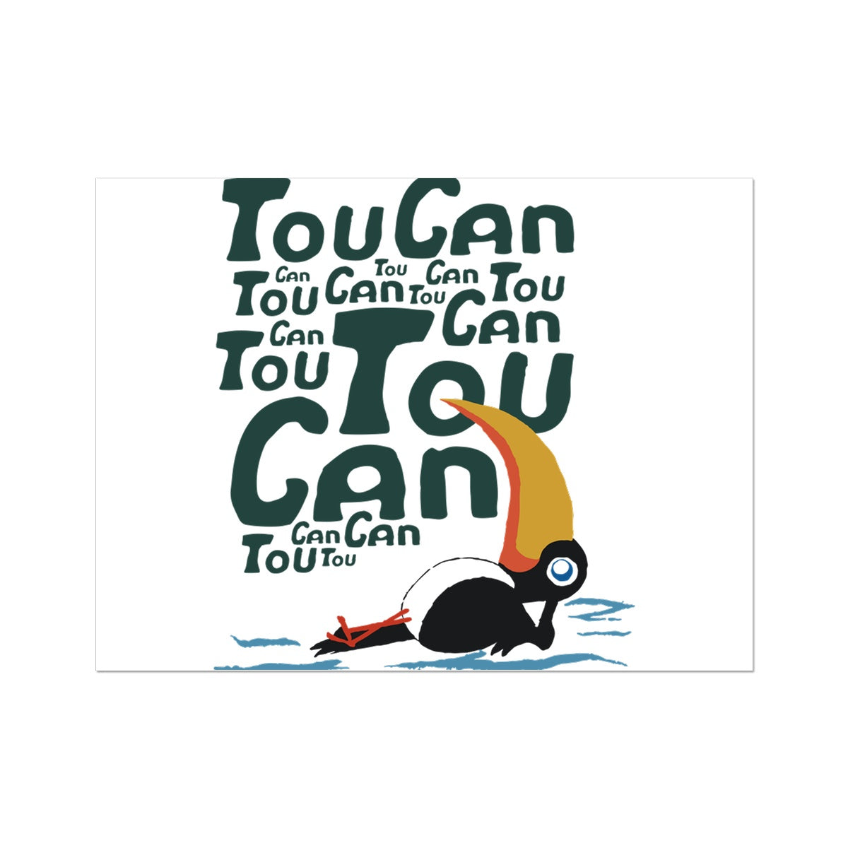 AQUA HMP2 - 09 - Toucan - Wall Art Poster