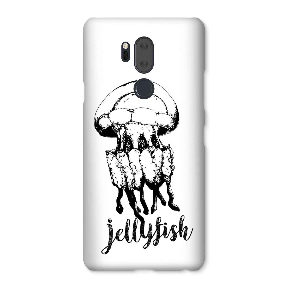 AQUA B&W – 02 – Qualle – Snap Phone Case