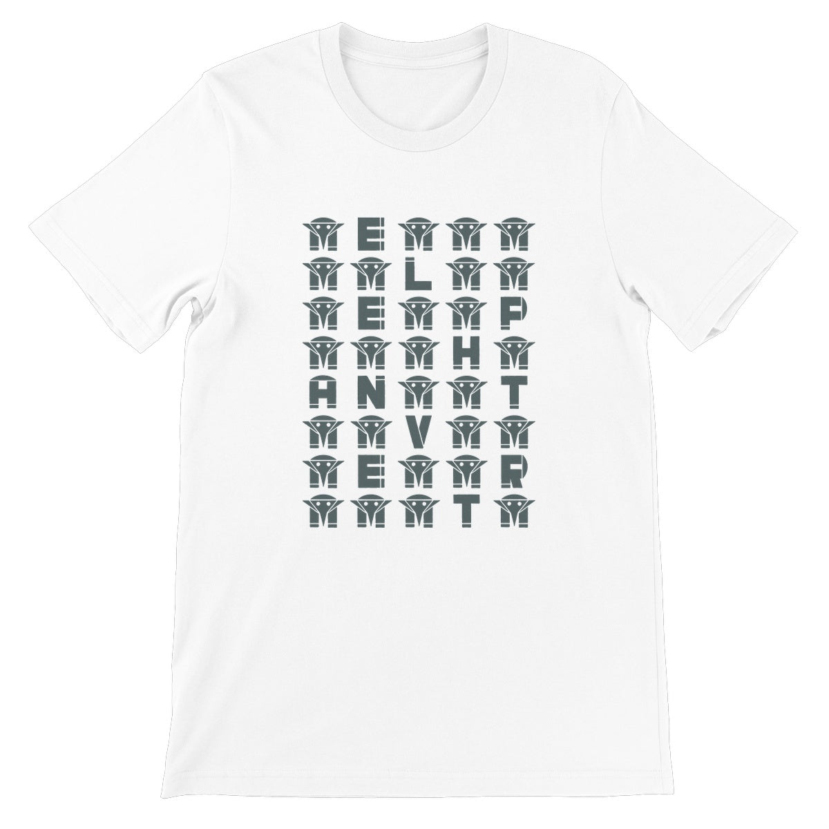 AQUA HMP2 - 04 - Elephant Vert - Unisex Fine Jersey T-Shirt