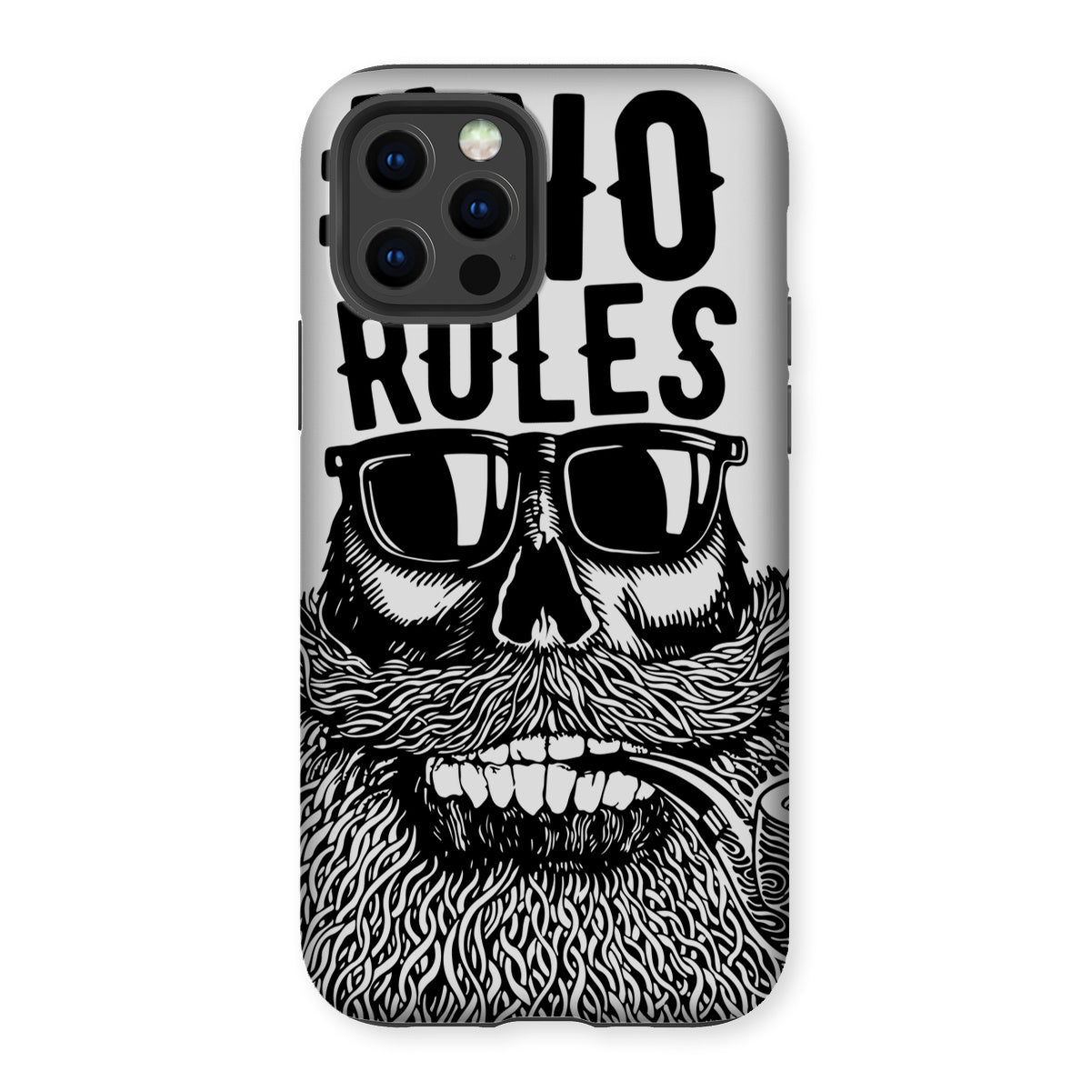 AQUA B&W - 04 - No Rules - Tough Phone Case