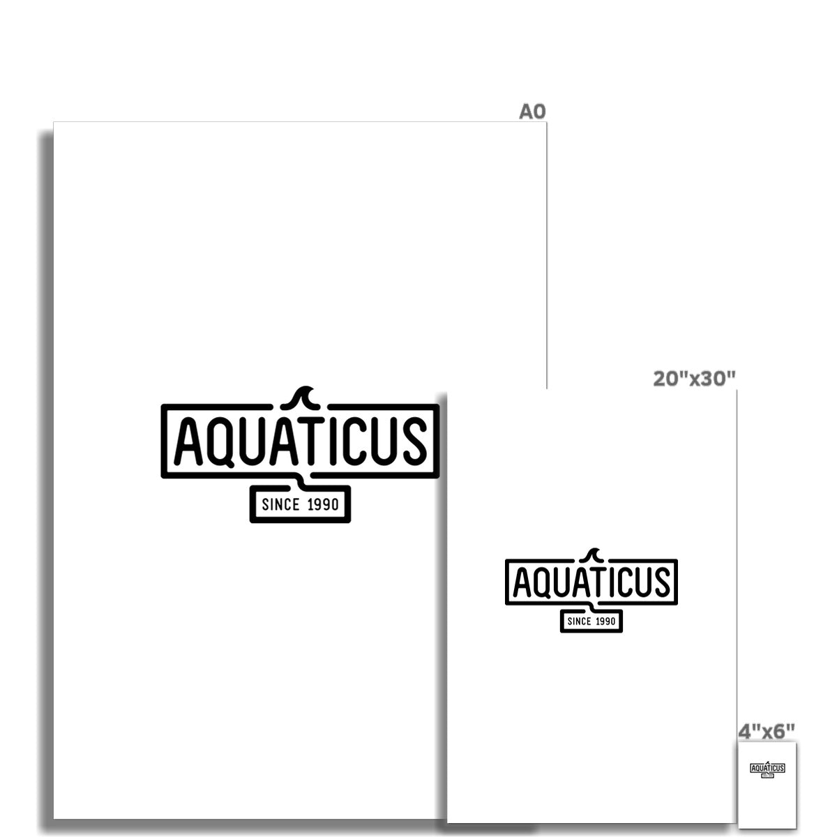 AQUA - 01- Aquaticus - Rolled Canvas
