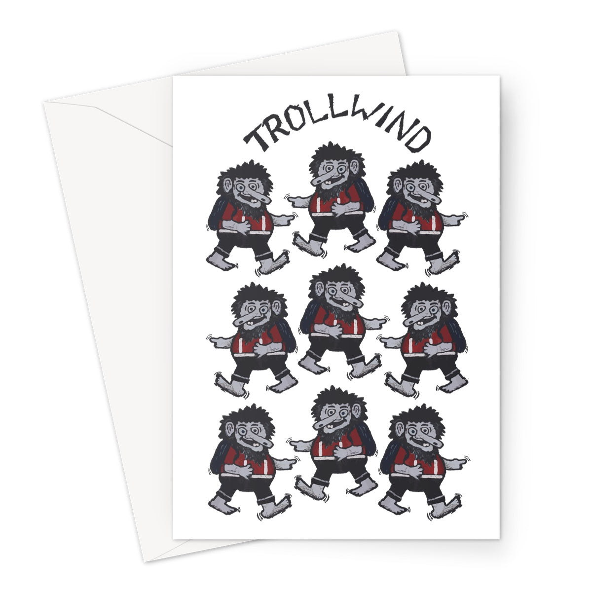 AQUA HMP2 - 11 - Trollwind2 - Greeting Card