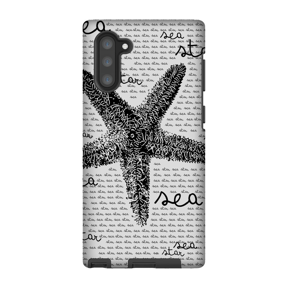 AQUA B&W - 08 - Sea Star - Capa de telefone resistente