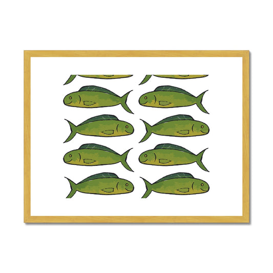 AQUA HMP2 - 08 - Timanfaya - Impressão antiga emoldurada e montada