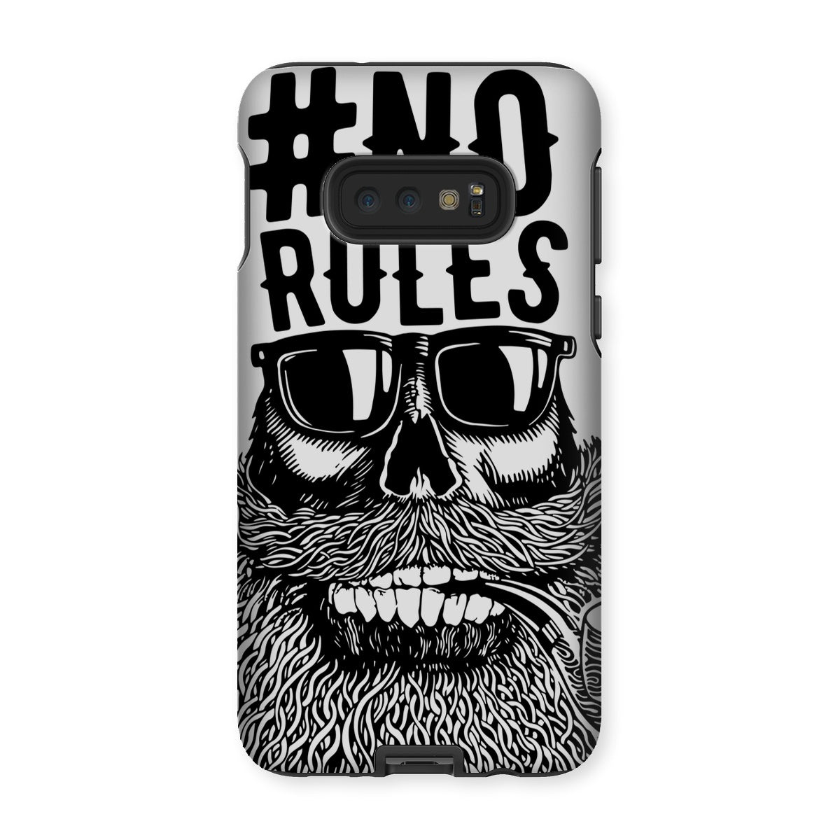 AQUA B&W - 04 - No Rules - Tough Phone Case