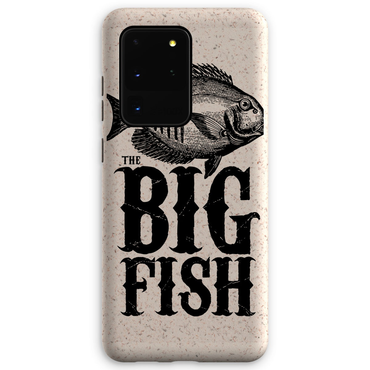 AQUA B&W - 01 -Peixe Grande - Capa Eco para Telefone