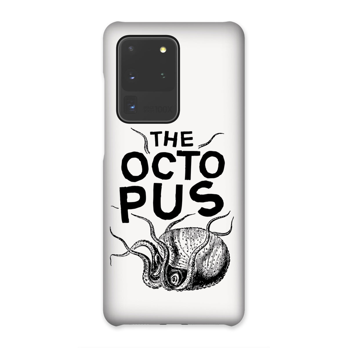 AQUA B&W - 03 - Octopus - Snap Phone Case