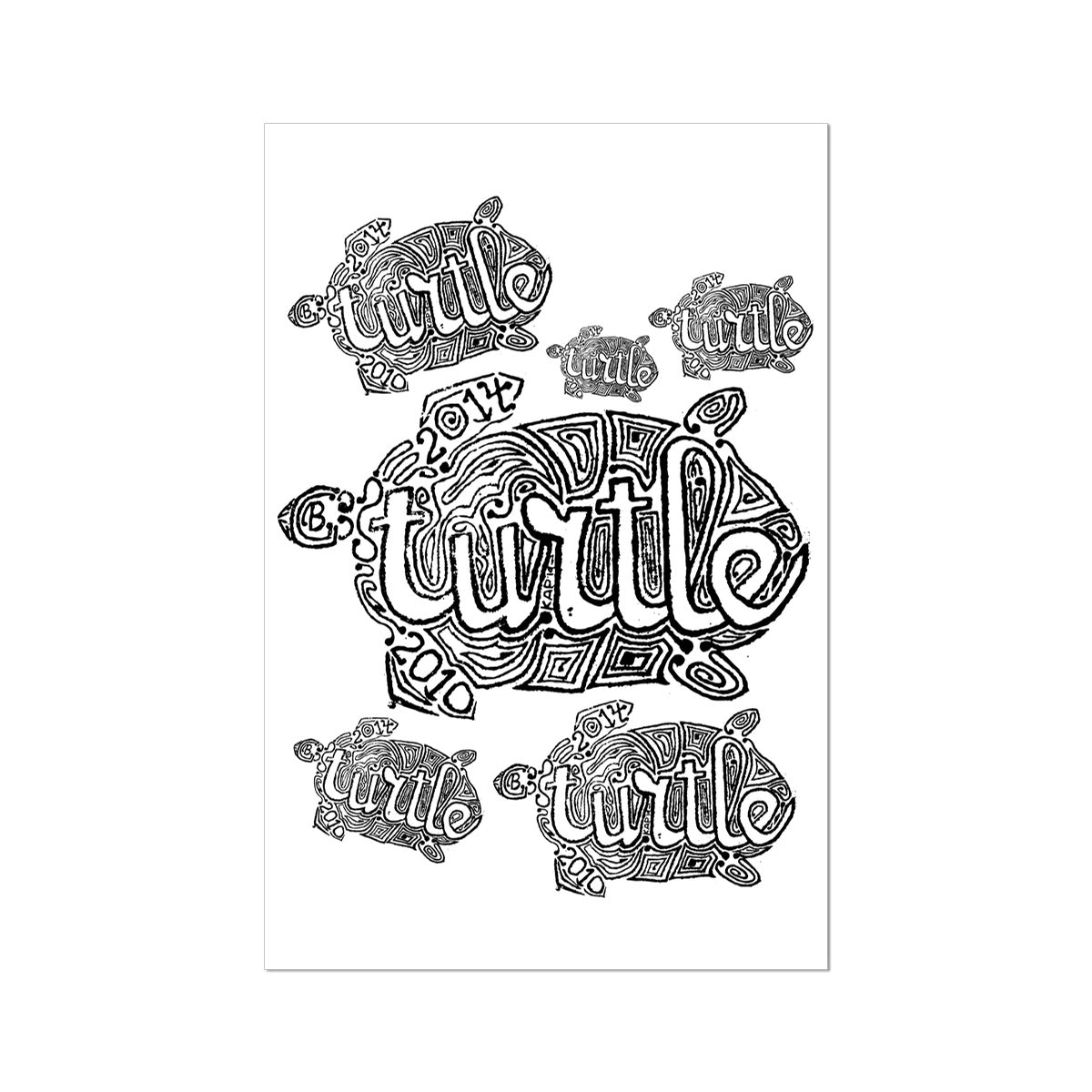 AQUA HMP2 - 12 - Turtle - Rolled Canvas