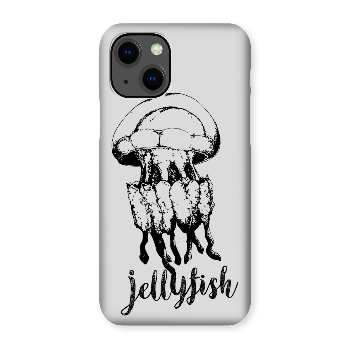 AQUA B&W – 02 – Qualle – Snap Phone Case