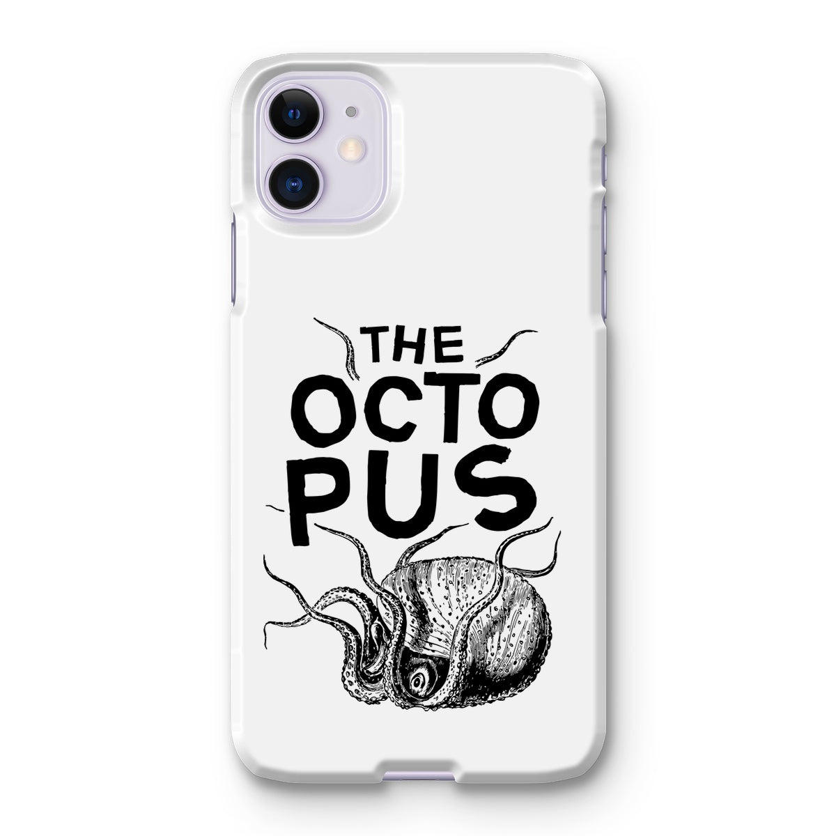 AQUA B&W - 03 - Octopus - Snap Phone Case