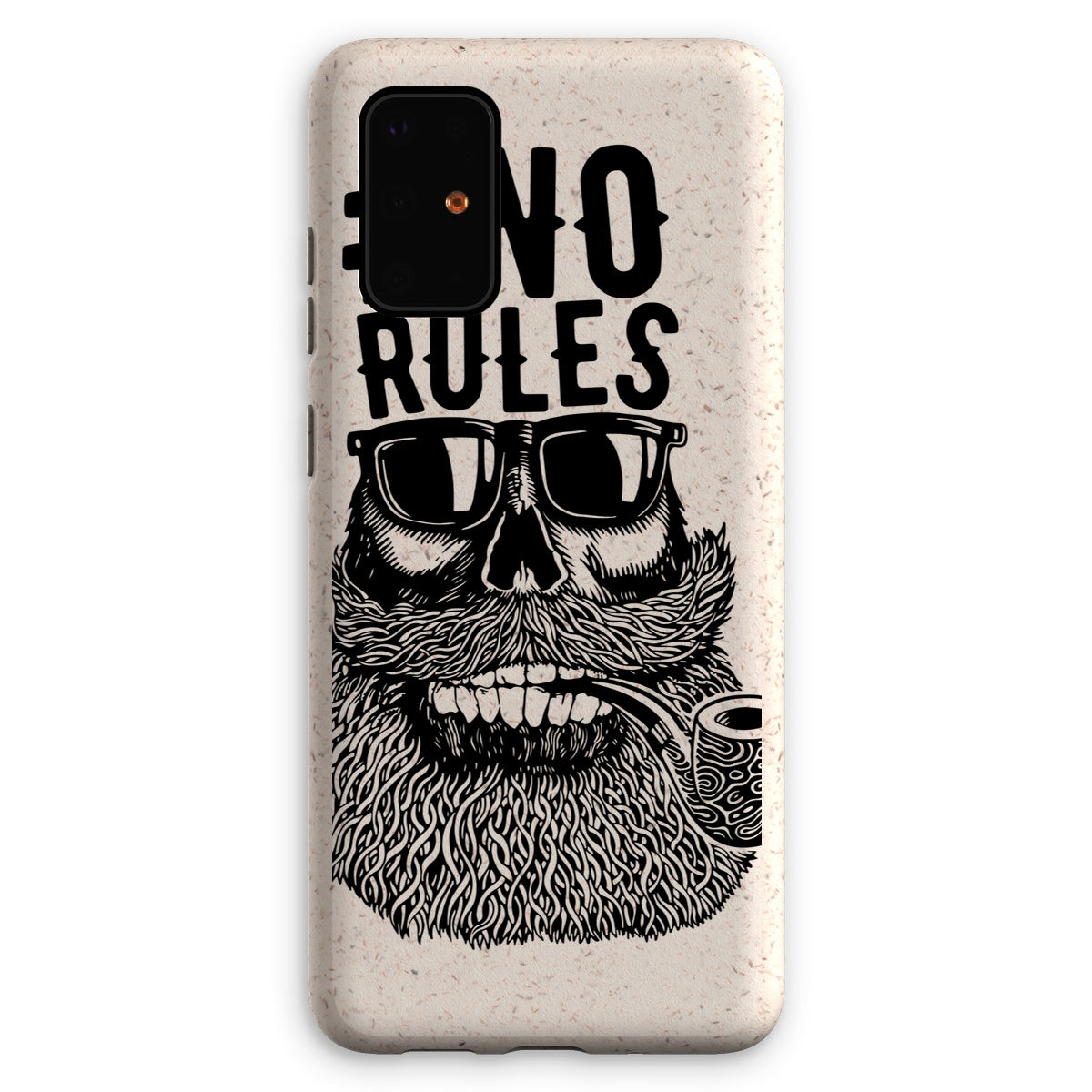 AQUA B&W - 04 - No Rules - Eco Phone Case