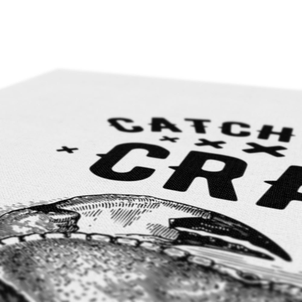 AQUA B&W - 07 - Catch the crab - Eco Canvas