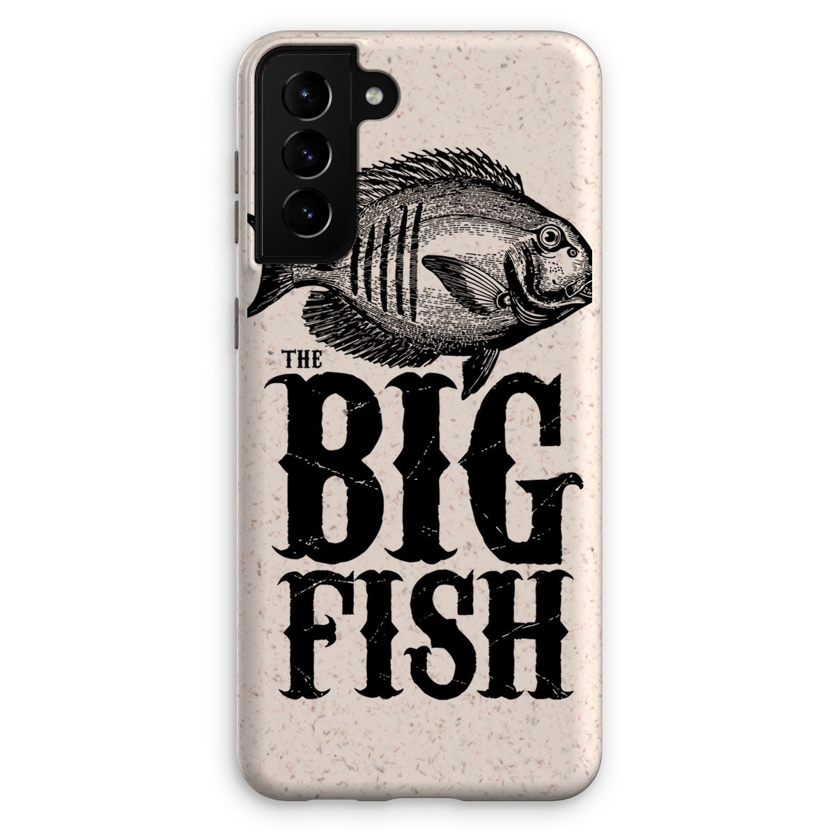 AQUA B&W - 01 -Peixe Grande - Capa Eco para Telefone
