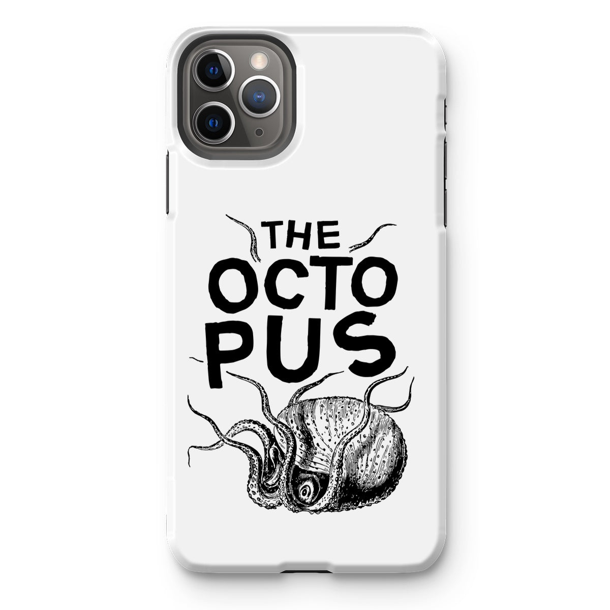 AQUA B&W - 03 - Octopus - Tough Phone Case