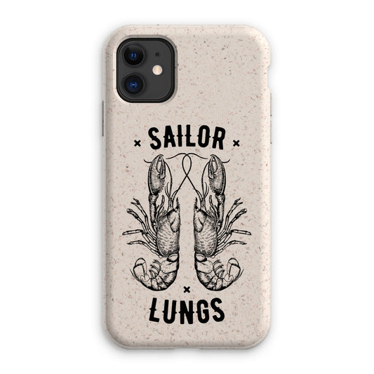 AQUA B&W - 06 - Sailing Lungs - Eco Phone Case