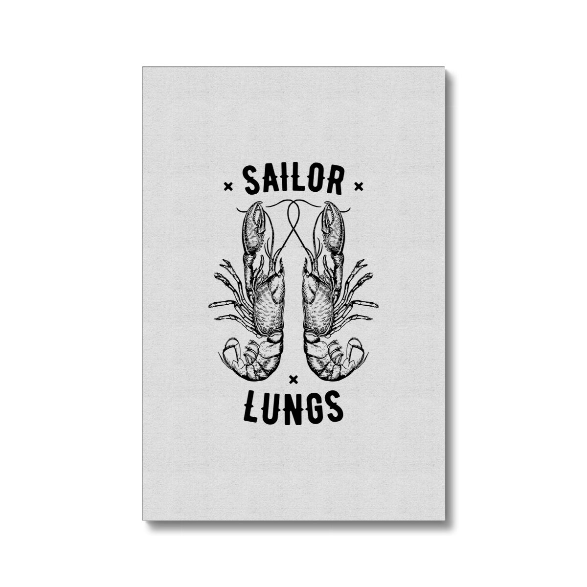 AQUA B&W - 06 - Sailing Lungs - Eco Canvas