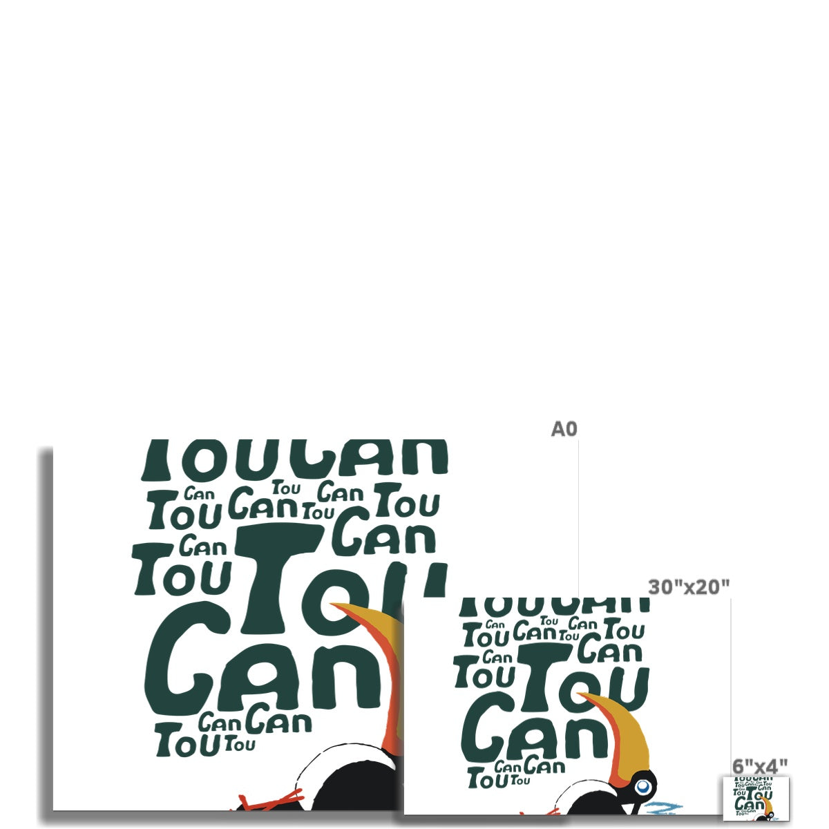 AQUA HMP2 - 09 - Toucan - Rolled Canvas