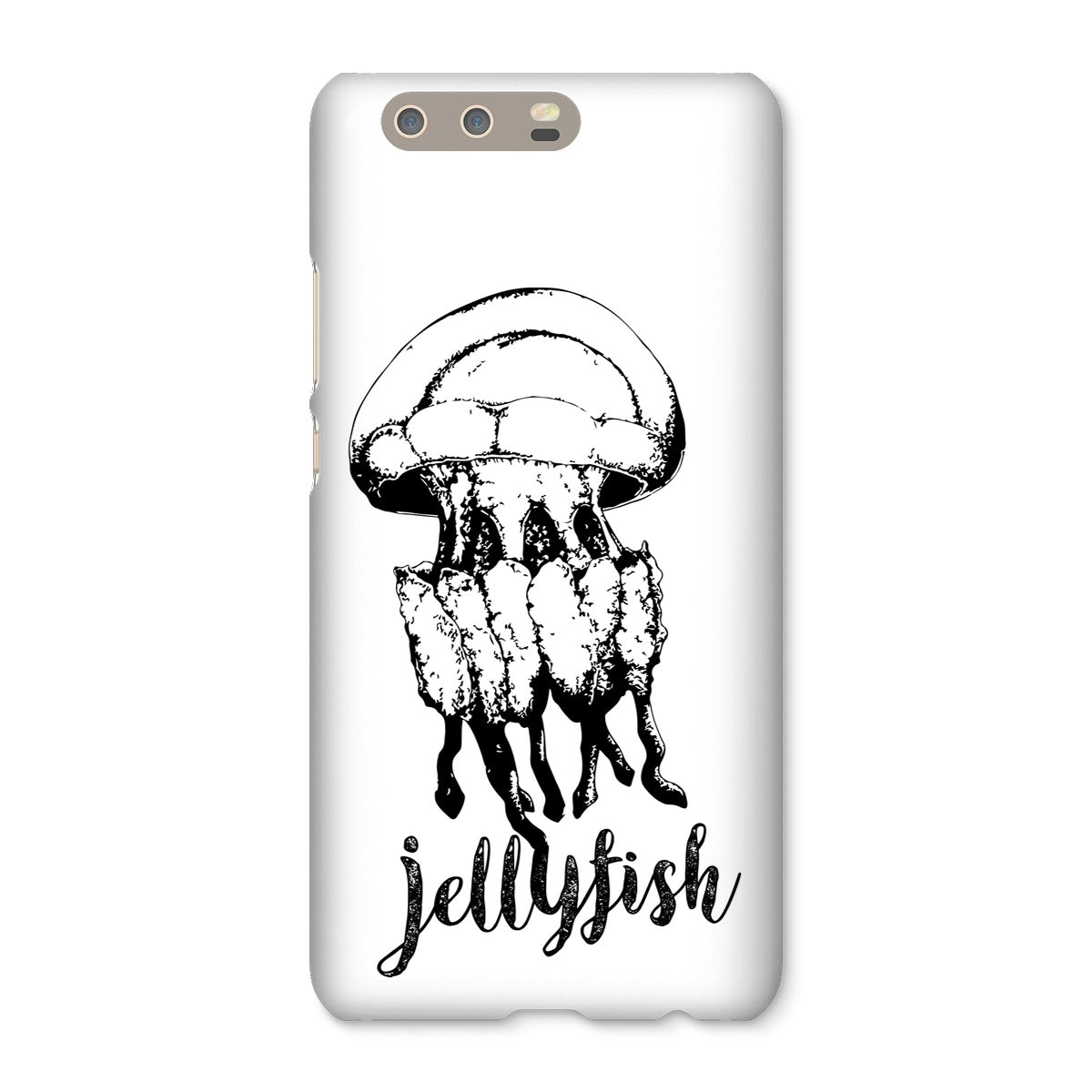 AQUA B&W – 02 – Qualle – Snap Phone Case