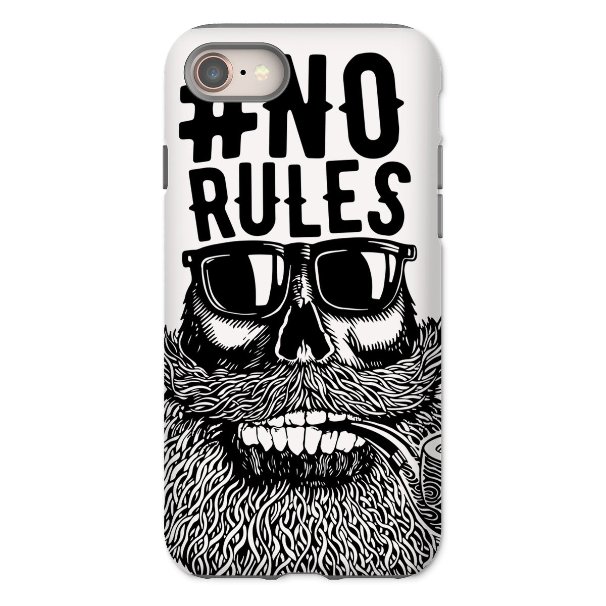 AQUA B&W - 04 - No Rules - Tough Phone Case