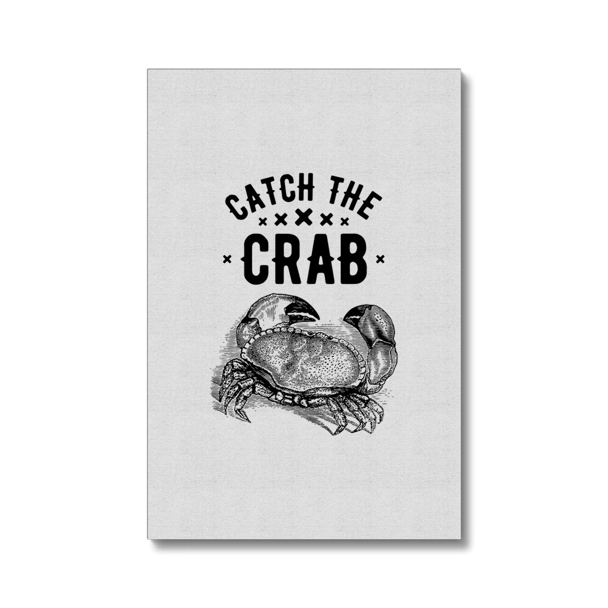 AQUA B&W - 07 - Catch the crab - Eco Canvas