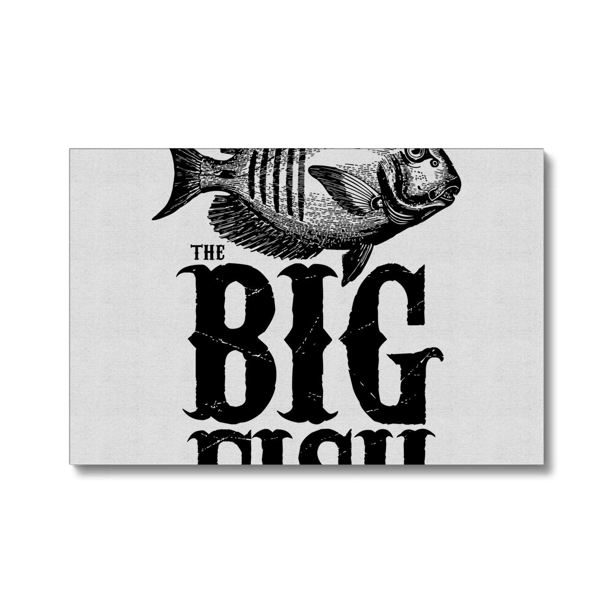 AQUA B&W - 01 -Big Fish - Eco Canvas