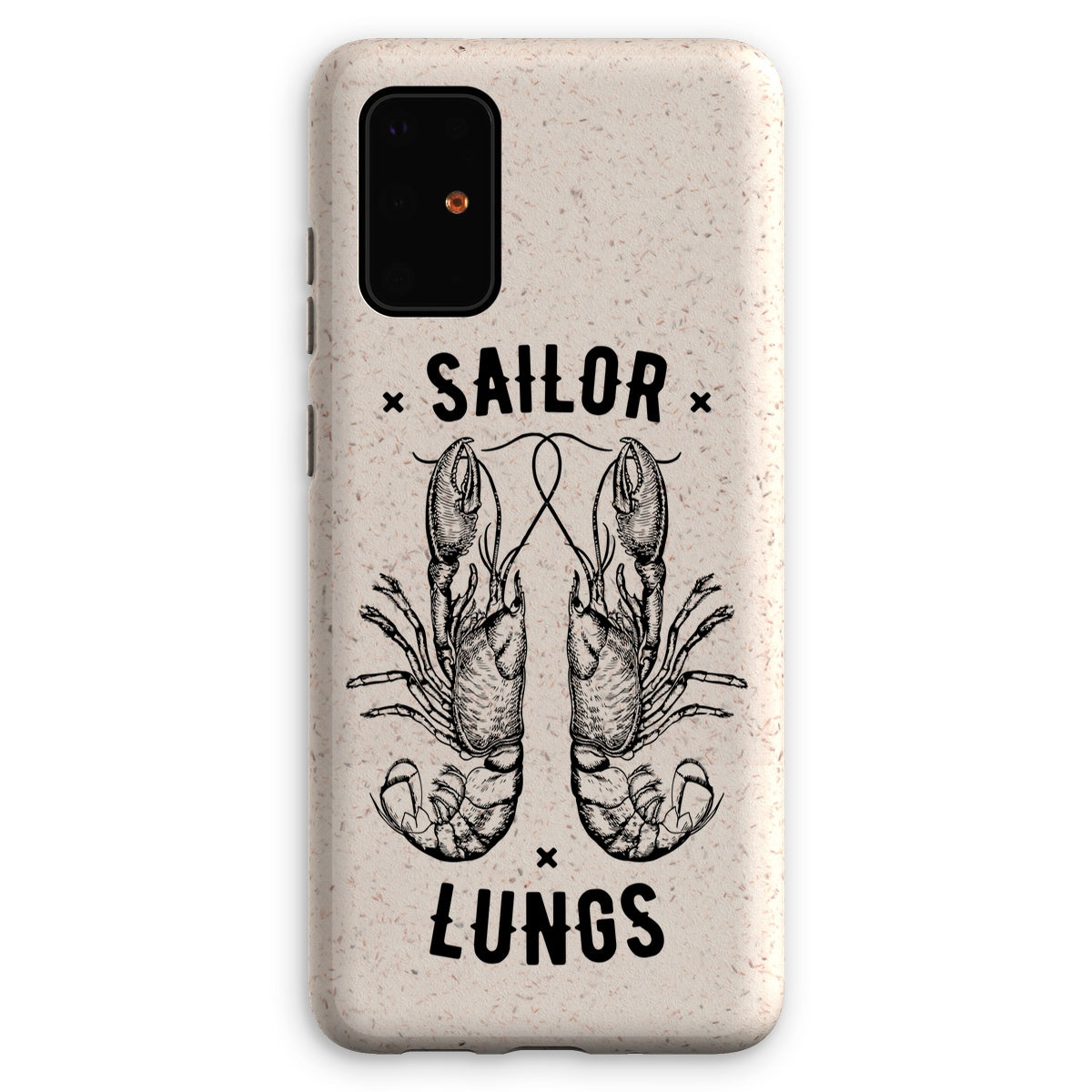 AQUA B&W - 06 - Sailing Lungs - Eco Phone Case