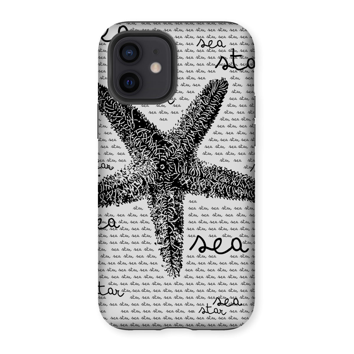 AQUA B&W - 08 - Sea Star - Capa de telefone resistente