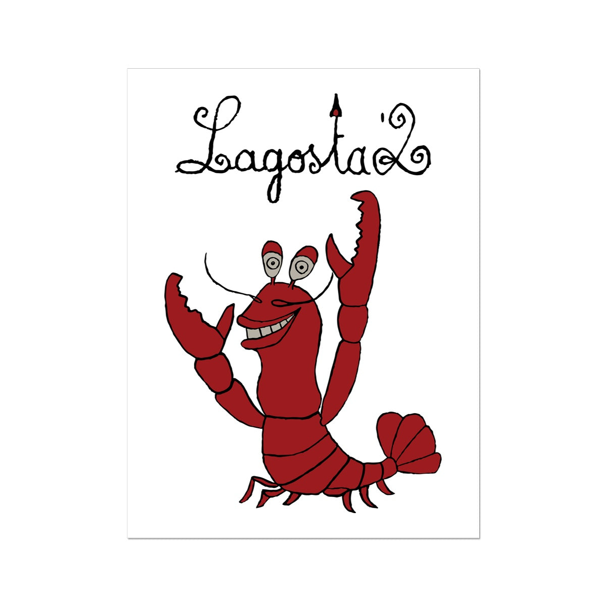 AQUA HMP2 - 06 - Lagosta - Wall Art Poster