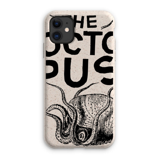 AQUA B&W - 03 - Octopus - Eco Phone Case