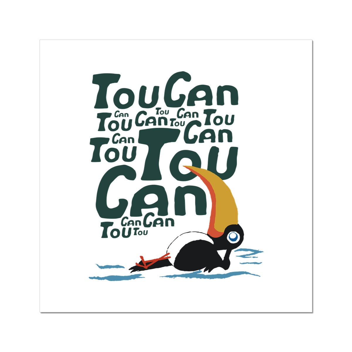 AQUA HMP2 - 09 - Toucan - Wall Art Poster