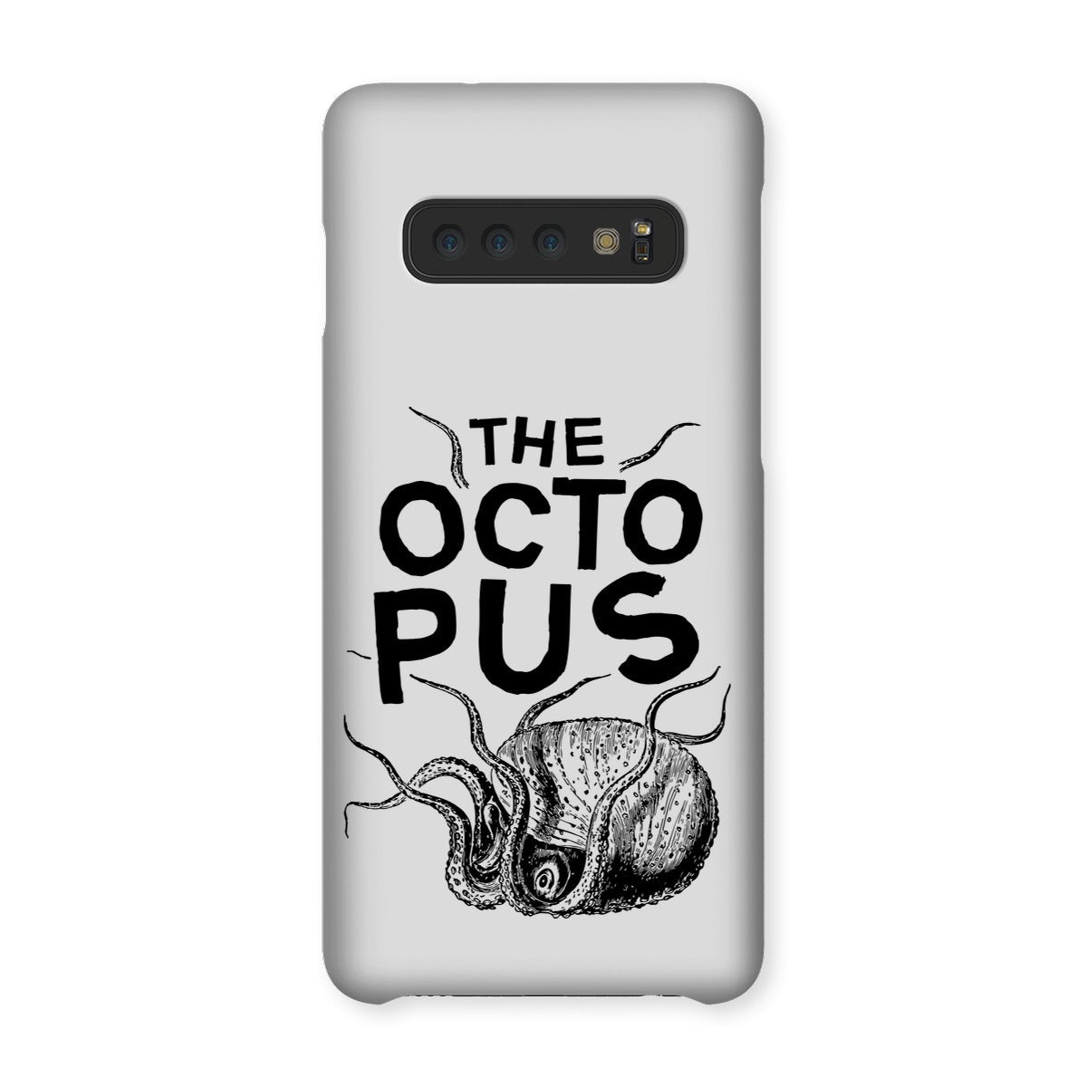 AQUA B&W - 03 - Octopus - Snap Phone Case
