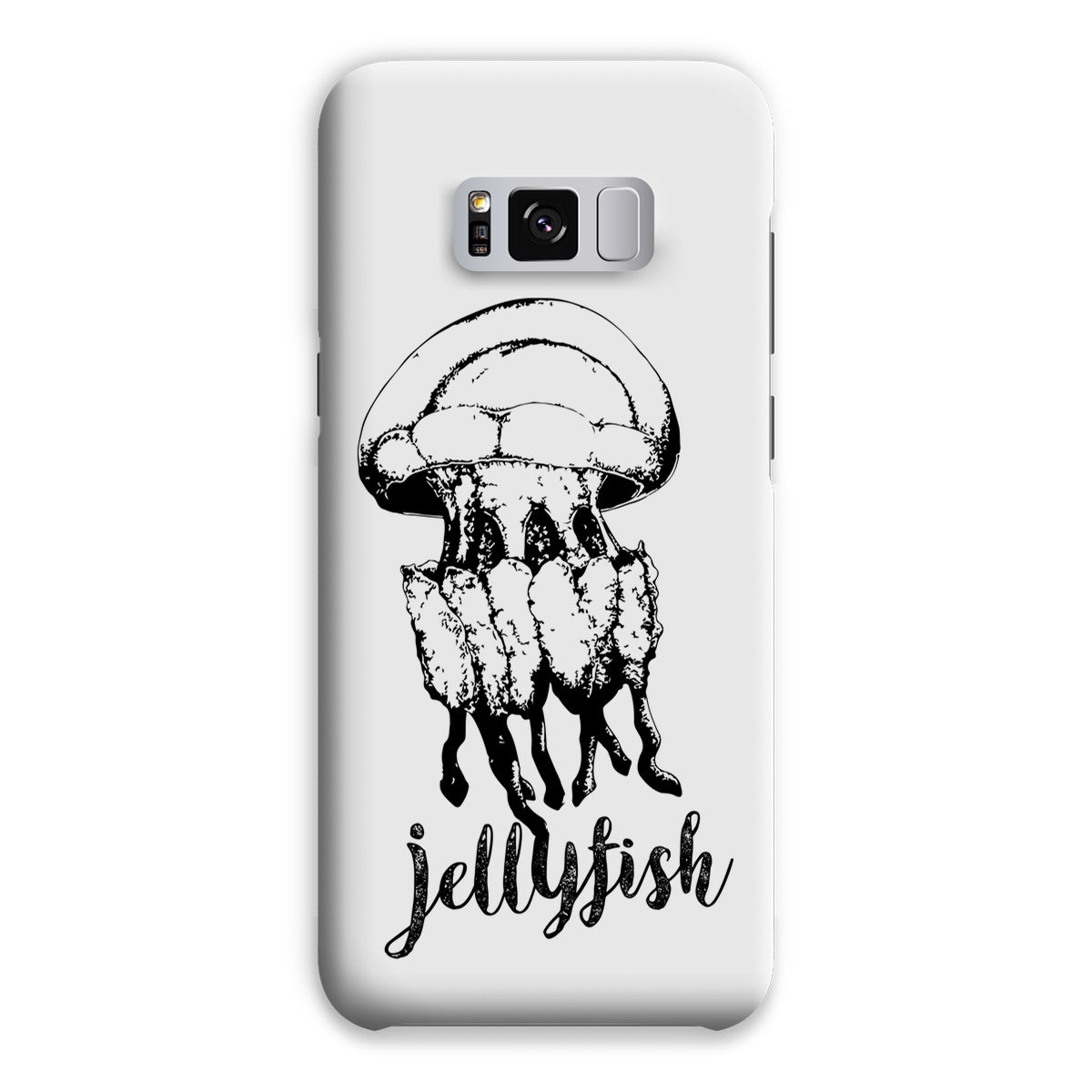 AQUA B&W – 02 – Qualle – Snap Phone Case
