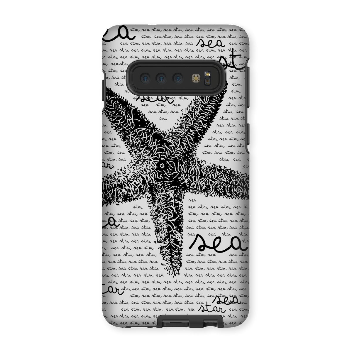 AQUA B&W - 08 - Sea Star - Capa de telefone resistente