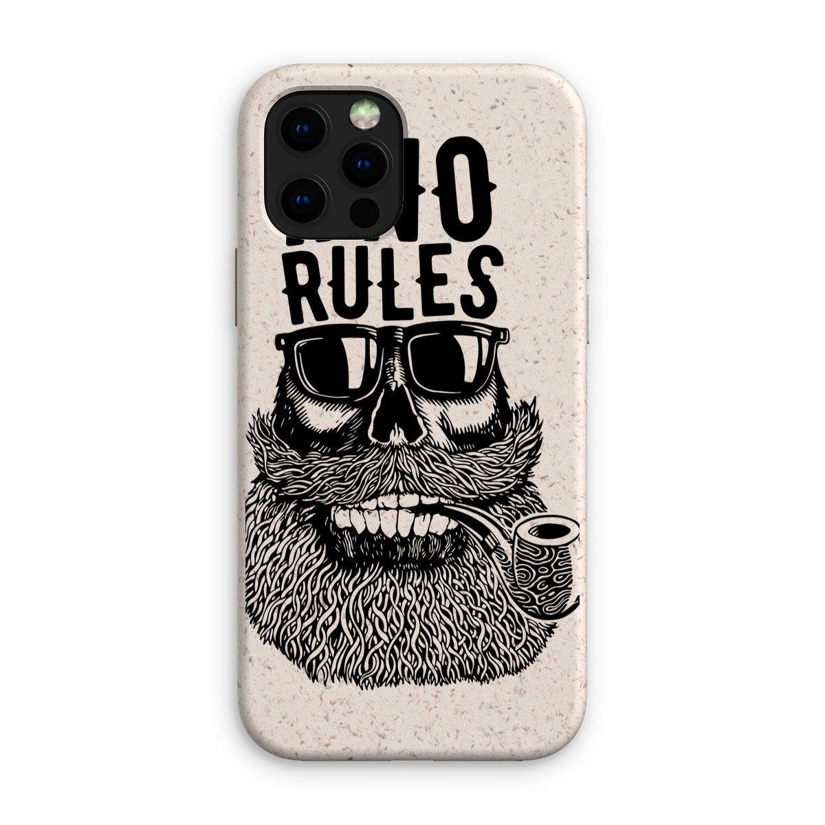 AQUA B&W - 04 - No Rules - Eco Phone Case