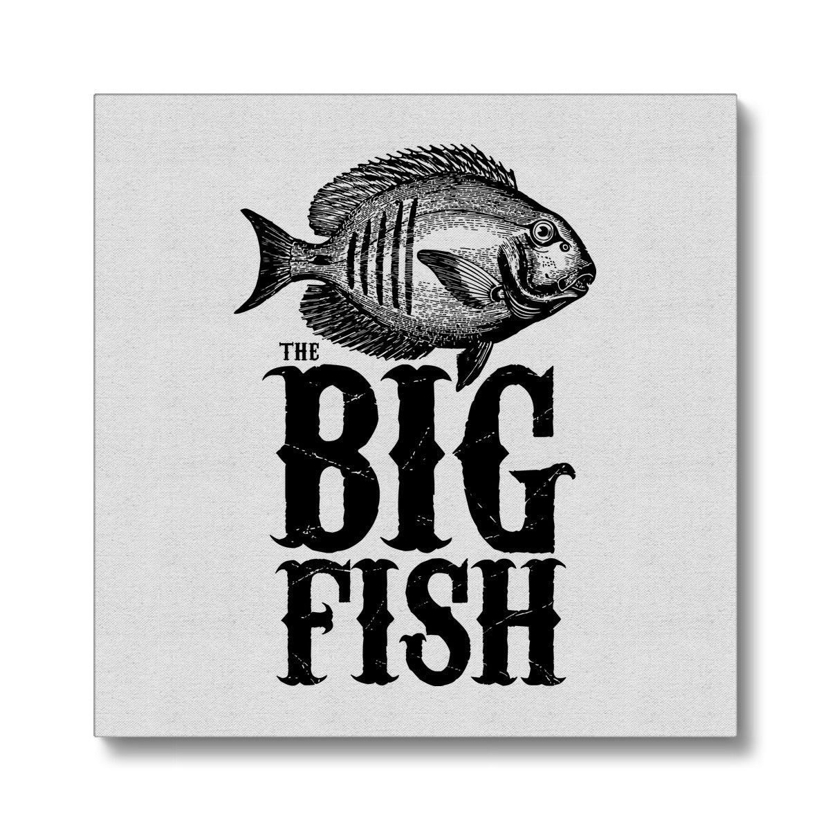 AQUA B&W - 01 -Big Fish - Eco Canvas