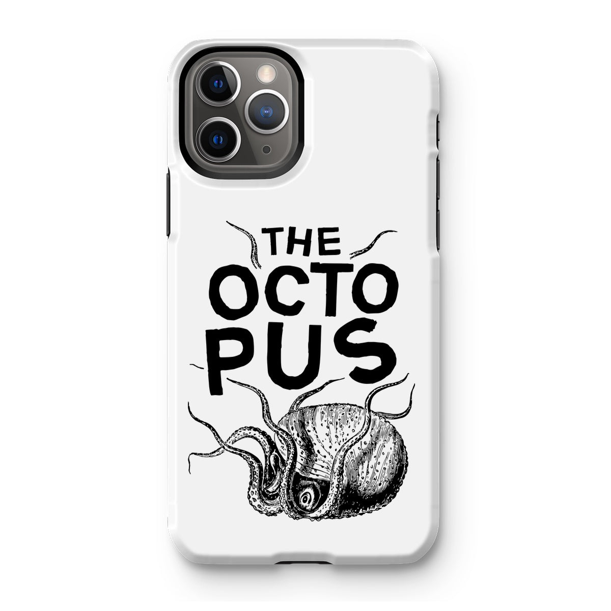 AQUA B&W - 03 - Octopus - Tough Phone Case
