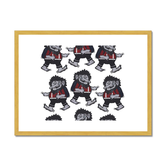 AQUA HMP2 - 11 - Trollwind2 - Impressão antiga emoldurada e montada