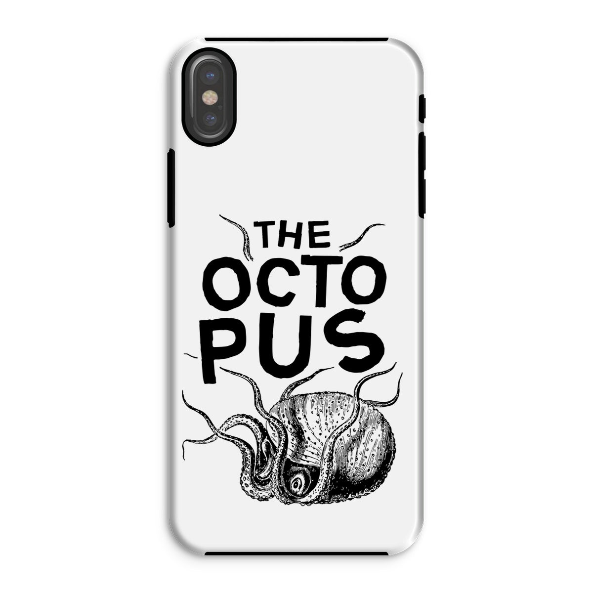 AQUA B&W - 03 - Octopus - Tough Phone Case