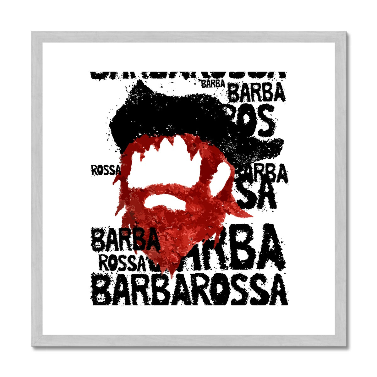 AQUA HMP2 - 01 - Barbarossa - Antique Framed & Mounted Print