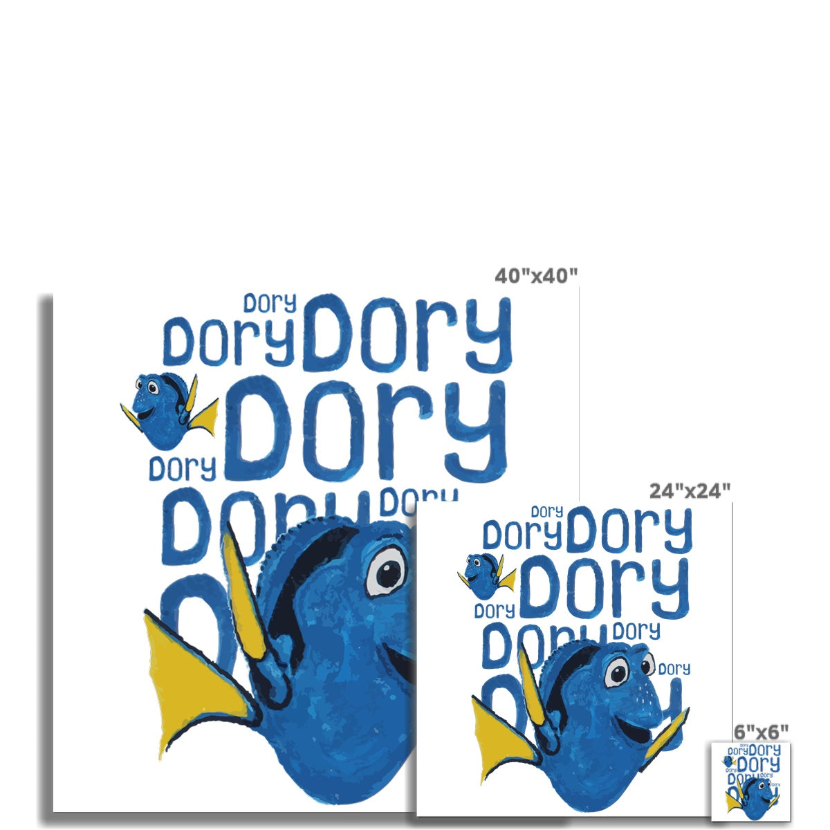 AQUA HMP2 - 03 -Dory - Wall Art Poster