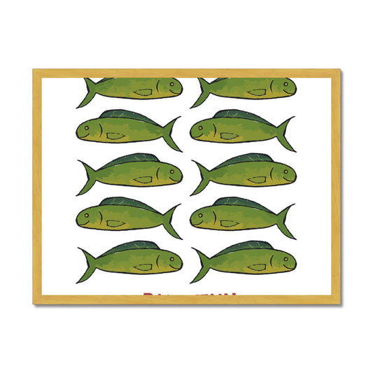 AQUA HMP2 - 08 - Timanfaya - Impressão emoldurada antiga