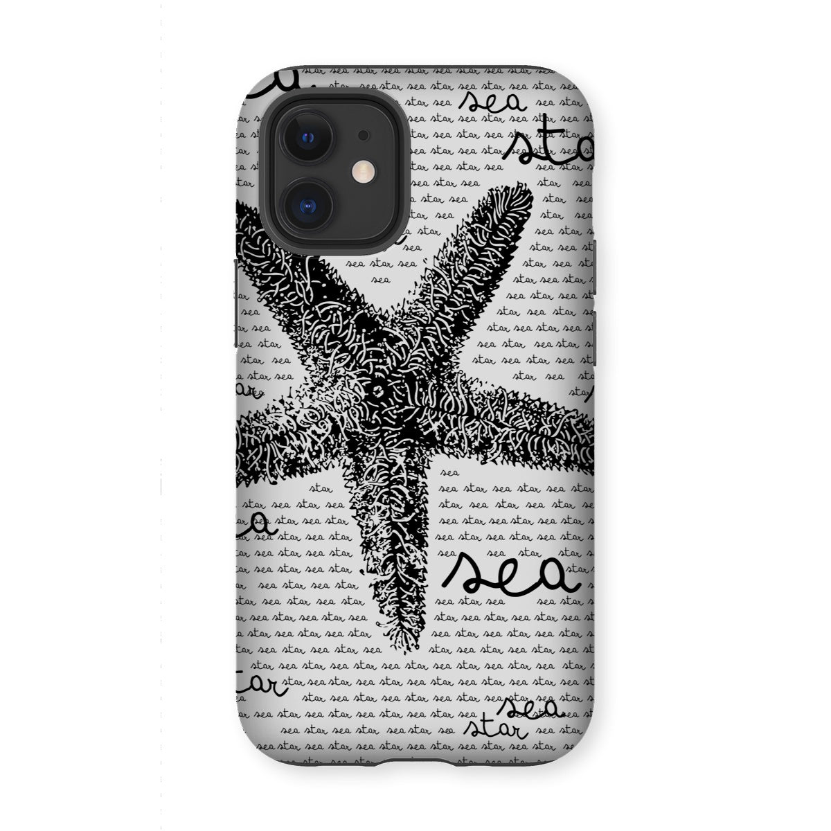 AQUA B&W - 08 - Sea Star - Capa de telefone resistente